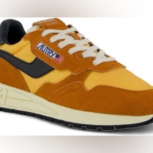 Autry Yellow and Brown Sneakers size 7/38